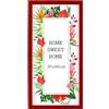 MG Design Cornice 30 x 60 cm - colore Rosso, in legno, con vetro acrilico - da appendere in verticale o in orizzontale, senza sfondo, per foto, poster, puzzle