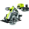 Ryobi R18CSP-140GZL, Sega Circolare a Batteria 18V ONE+, Sega Circolare per Legno con Diametro Lama 150mm, Profondità di Taglio Regolabile, 4700 giri/min, 1 Batteria al Litio 4.0Ah e 1 Caricabatterie