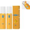 Fokayo Olio essenziale per occhi alla luteina, olio essenziale per le rughe degli occhi VC, sfera roller con olio per siero occhi alla luteina, antirughe sbiadimento per migliorare (2Pcs)