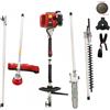GeoTech GT-2 33 L - Decespugliatore a scoppio multifunzione