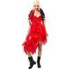Rubie's COSTUME HARLEY QUINN SQ2 ABITO ROSSO AD