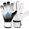 HO Soccer Force Green - Guanti da portiere, unisex, per bambini, bianco/nero, 4