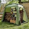 EVER ADVANCED Tenda per riporre biciclette, capanno portatile per 3 biciclette, capannoni con PU3000 mm, impermeabile, per biciclette, moto, tosaerba, attrezzi da giardino, tenda leggera per bici