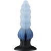 AMAZBEE Mostro Dildo Plug anale in silicone per donne Dildo alieno spesso Plug vaginale con forti ventose Massaggio G-Spot Giocattoli del sesso per adulti (S)