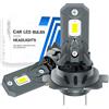 NHHEO Lampadina H7 LED Canbus 180W 20000LM 6000K Bianco 1:1 Design, Lampade H7 per Fari Auto con Ventola Lmpermeabile Plug and Play 12V 2Pz