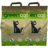 Greencat lettiera per gatti a base d'orzo (2 x 20 litri) tot. 16 kg