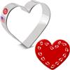 Ann Clark Cookie Cutters Formina per Biscotti Stampo a forma di San Valentino, Festa della mamma, Amore Cuore 8,3 cm, Prodotto negli Stati Uniti da Ann Clark