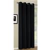 Gardinenbox Tenda Oscurante, con Occhielli in Micro Raso, Opaca 20405, 20405, Nero, HxB 175x140 cm