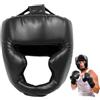LNGJIN Cascodaboxe,Allenamento di karate CascoBoxe,Casco sparring boxe MMA,Casco Combattimento Integrale,Professionale Pugilato ProtezioneCasco,Cascoboxe Open Face Protection,Caschetto Kick Boxing