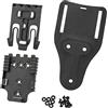 WISEONUS Airsoft Tactical Holster Adattatore Quick Draw Leggings Adattatore Base Accessori per Glock 17 1911 ups P226 M92 Fondine o Magazine (Nero)