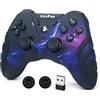 VooFun Controller PC Wireless, Joystick PC Controller PS3 con Hall Joystick, Doppia Vibrazione, 2,4G Wireless Gamepad Gaming Controllers per Windows 7/8/10/11, PS3, Steam, Laptop, Android TV, TV Box