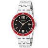 Liu Jo Jeans LIUJO Orologio Uomo Solo Tempo Cassa Acciaio 42mm Ghiera Rossa Quadrante Nero - TLJ1405