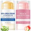 tysumeoy Crema Piedi Urea 60%, 2 Pcs Urea Crema, CremaPiedi Secchi Screpolati, Allevia la Secchezza Estrema e le Screpolature di Mani ePiedi