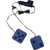 Bottari Italy Bottari Coppia Dadi Luminosi Cube 12V Blu per Auto, con Presa Accendisigari