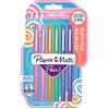 Paper Mate Flair Candy POP Pennarelli con punta in feltro | punta media (0,7 mm) | colori assortiti | confezione da 6