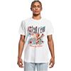 Mister Tee Mt3176-fresh Cash Tee T-Shirt, Bianco, S Uomo