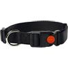 PetUp Collare in nylon regolabile a sgancio PetUp - nero - 20-30 cm x 1,5h cm - 1° ORDINE? scegli lo sconto BZR5 / BZR20 + 200 punti fedeltà