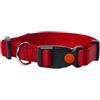 PetUp Collare in nylon regolabile a sgancio PetUp - rosso, per collo 30-40 cm, fettuccia da 1,8 cm - 1° ORDINE? scegli lo sconto BZR5 / BZR20 + 200 punti fedeltà