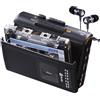 KLIM K8 Lettore Cassette Audio - Registratore Cassette - NUOVO Lettore di Cassette - Radio Cassette Player AM/FM - Microfono e Altoparlante Integrati - Jack per Cuffie e Cuffie