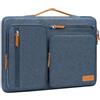 MOSISO 16 pollici Custodia Laptop, 15-15,6 pollici Custodia PC Compatibile con MacBook Pro 16, HP, Acer, Dell, Lenovo, ASUS, Lato Aperto Borsa con 4 Cerniera Tasche&Maniglia, Blu Foschia