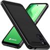 iVoler Cover per Motorola Moto G22 / E32 / E32S, [Protezione Antiurto di Grado Militare] Custodia Sottile Morbida in Silicone TPU Anti-Impronte Anti-Graffio Protettiva Case, Nero