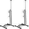 Peviasot Cavalletto per bicicletta 3 in 1, regolabile in altezza, supporto per la manutenzione di biciclette, orizzontale e verticale, antiscivolo, fino a 7 cm, dimensioni della bicicletta, 2 pezzi