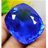 ganesh-gems Grande tanzanite blu 82,10 ct. Regalo di pietre preziose sciolte taglio cusci...