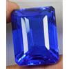 ganesh-gems Grande pietra preziosa sciolta taglio smeraldo tanzanite blu 74,50 ct. per re...