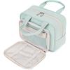 Narwey Beauty Case da Viaggio, Grande Beauty Case da per Donna Uomo, Borsa da Toilette Wash Bag per Travel Kit Viaggio (Menta Verde)