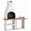 EASY GARDEN BY PALAZZETTI Barbecue fisso a legna e carbonella GILI XL EASY GARDEN BY PALAZZETTI