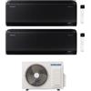 Samsung Climatizzatore Condizionatore SAMSUNG Dual split Inverter serie WINDFREE BLACK 9000+9000 BTU con AJ040TXJ2KG/EU WI-FI INTEGRATO 9+9 A+++/A++