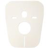 Fischer Membrana Anti Rumore per WC e Bidet, Guarnizione per Isolamento Acustico di Sanitari Sospesi a parete, Tappetino per Isolamento Acustico, Universale, Antiurto, 4824