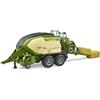 bruder 02033 - Krone Big Pack 1290HDP VC con 2 balle quadrate, agricoltura, rotopressa, trattore