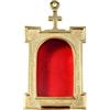 NKlaus reliquiario da parete 11cm ostensorio per il tuo ricordo ottone massiccio oro casa altare porta reliquie antico fatto a mano 2908