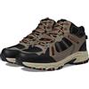 Skechers Hillcrest Cross Shift, Sneaker Uomo, Natural Synthetic/Textile/Black Trim, 43 EU