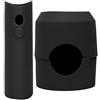 Qukaim Custodia protettiva in silicone per asciugacapelli Dyson, colore nero, resistente al calore, design durevole, ideale per uso in salone e per lo styling domestico,