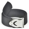 Best Divers , Zi0140s Cintura Porta Piombi Sub Fibbia Inox Squalo Nero Unisex Adulto, Nera, Taglia unica