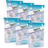 Sanicat 6 LETTIERA al SILICIO SILICE per Gatti Gatto Sabbia Assorbente 5LT Diamonds 30 LT