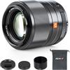 VILTROX 56mm F1.4 f/1.4 E-Mount APS-C Obiettivo Focale Fissa per Sony A6500 A6300 A6000 A6400 A6100 A5100 A6600 A7 A7R A7C A7II A7RII A7SIII A7III A7RIII A7RIV A9
