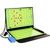 WISEPLAYERFC Cartellina Tattica Magnetica per Allenatore di Calcio con Fischietto