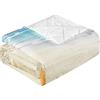 Surwin Trapuntino Copriletto Trapuntato Primaverile Estivo,Stile Moderno,Trapuntino in Morbida Microfibra Onde da Spiaggia 3D Leggero Coperta Letto Singolo/Matrimoniale (Conchiglia,230x280cm)
