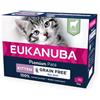 EUKANUBA Grain Free Kitten Paté di agnello per gattini 12 x 85g