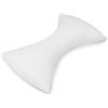 Queralto Queraltó Cuscino cervicale a forma di farfalla, bianco, 14 x 38 x 15 cm