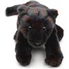 Uni-Toys - Pantera nera, seduta - 25 cm (lunghezza) - Peluche selvatico - Peluche, peluche, nero