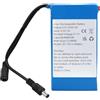 MXJFYY DC12V 6800mAh Batteria ricaricabile agli ioni di litio DC5521 per la maggior parte dei dispositivi da 12 V, striscia LED, telecamera CCTV, localizzatore, DVD portatili