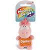 NICI 42729 - Ciondolo a forma di unicorno, con cuore di ringraziamento, 8 cm, colore: Rosa