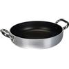 Pentole Agnelli ALSA2110S28 Tegame con Maniglie, Alluminio, Argento, 28 cm