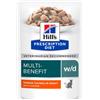 HILL'S PRESCRIPTION DIET Feline w/d Multi-Benefit con pollo 12 x 85g in bustina