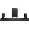 Hisense AX5125H Soundbar 5.1.2, 500W, 2 altoparlanti posteriore 2 altoparlanti upfiring 1Subwoofer Esterno wireless, Dolby Atmos e DTS:X, Bluetooth, HDMI, USB, Ingresso Audio Ottico