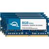 OWC - 32GB OWC Kit per l'espansione della memoria - 4 x 8GB PC19200 DDR4 2400MHz SO-DIMMs per iMac 27" con Display Retina 5K (Mid 2017) e PC compatibili